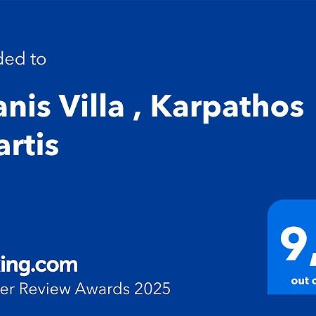 Kyanis Villa , Karpathos Αφιάρτης Εξωτερικό φωτογραφία